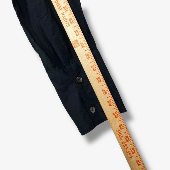 Ann Demeulemeester Button Down Blouse Women 40 Silk Sheer Cropped Designer - Picture 7 of 7